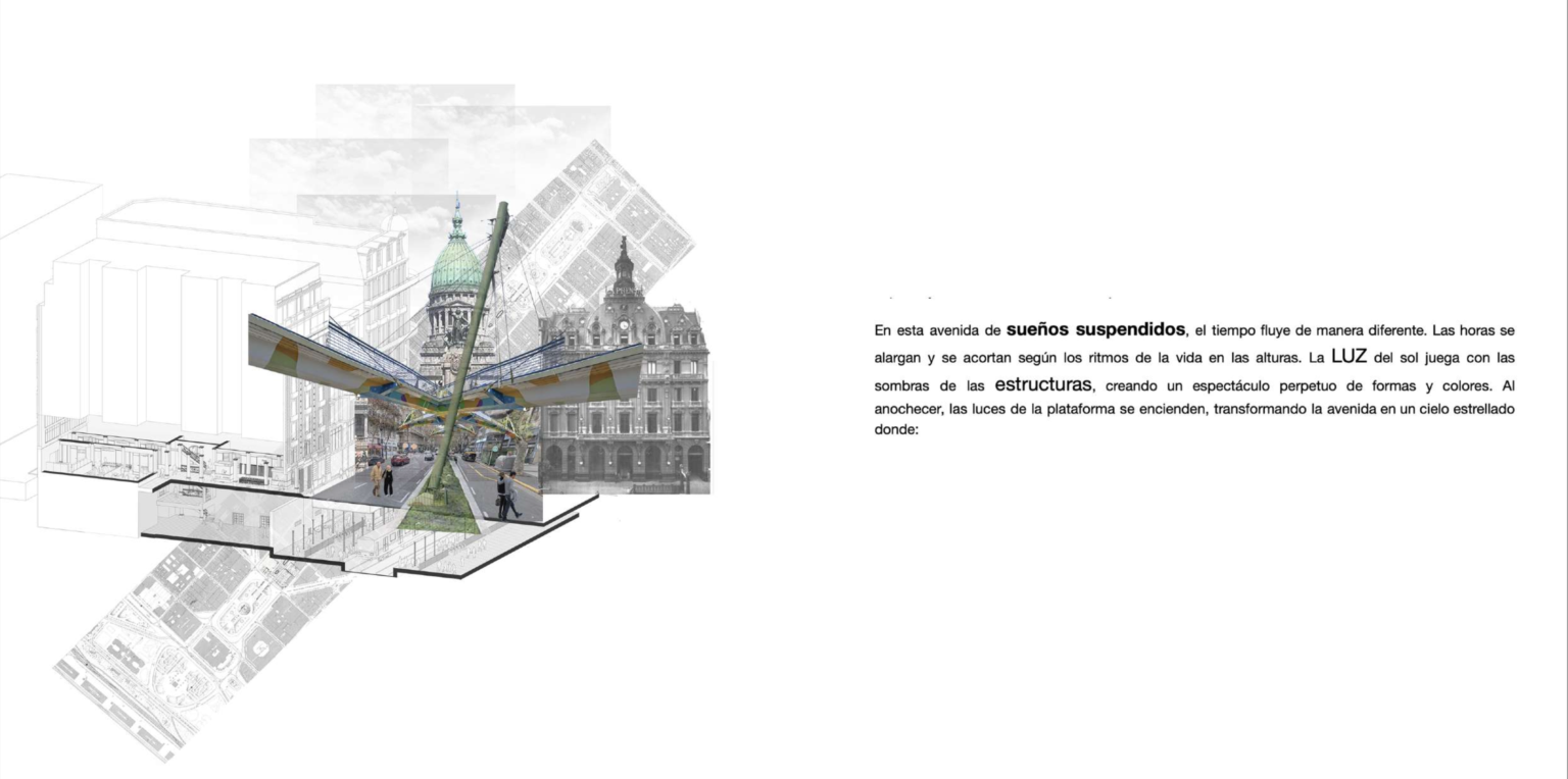 Sinfonia urbana entre cupulas y pasarelas